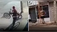 Víctima de robo persigue a ladrón, lo golpea y lo mete en tacho de basura en Argentina