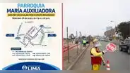 Anuncian desvío vehicular en Lima Cercado, Breña y Jesús María por actividades religiosas