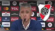 Tiago Nunes: "La gente de River se cree siempre dueña de la Libertadores, de la Conmebol"