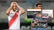 Prensa argentina decepcionada tras el empate de River ante Cristal: "Quedó complicado el Millo"