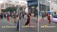 Día de la Educación Inicial: maestra se lució en pasacalle al interpretar al hada madrina de Shrek