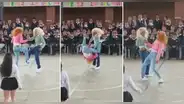 Promoción 2023: armaron un gran show al presentar el icónico baile de "¿Y dónde están las rubias?"