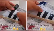 Convierte unas zapatillas simples en Adidas y ‘le gana a la pobreza’: solución dejó los pelos de punta a miles