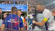 Mbappé le rompió la nariz de casualidad a hincha del PSG y la recompensa con noble gesto