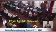 "Ándate a la m***** entonces": regidor Efraín Aguilar insultó a Julio Gagó en sesión del Concejo de la MML
