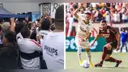 Hinchas de Alianza Lima celebraron efusivamente afuera de Matute la derrota de Universitario