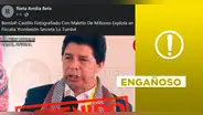 Pedro Castillo: no hay evidencia de foto portando “maletín con millones”