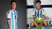 Brian Aguirre, el jugador de la sub-20 de Argentina que le regaló su primer sueldo a sus abuelos