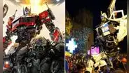 "Transformers 7" armó fiesta en Cusco: robot inca gigante sorprendió previo al estreno