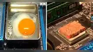 ¿Puede freírse un huevo en el procesador de una PC que se calienta demasiado?