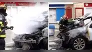 Pueblo Libre: vehículo explotó a una cuadra de un grifo y conductor se salvó de morir
