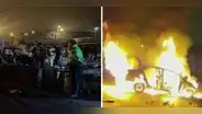 Lurín: delincuente muere calcinado tras chocar vehículo que minutos antes había robado