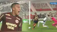 ¡Siempre en el área! Alex Valera aprovecha rebote del portero y puso el primero de Universitario