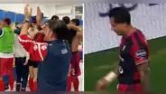 La preocupante imagen de Lapadula cojeando tras el partido con Cagliari y a poco de jugar con Perú