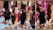 ¡Con energía! Mujer asombra al bailar con cantante de Los Conquistadores de la Salsa y se vuelve viral en TikTok