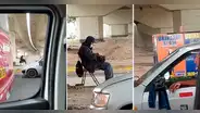 Peruano inaugura urinario público en plena avenida Tomás Valle: "Acepta Plin y Yape"