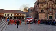 ¡Fiebre por "Transformers" en Cusco! Réplicas de autobots se lucen en la plaza Mayor