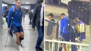 Pablo Sabbag genera preocupación en Alianza: abandonó Matute en muletas y con férula