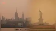 El humo de los incendios de Canadá oscurece Nueva York y causa la peor calidad de aire del mundo