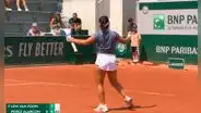 Lucciana Pérez clasificó a los cuartos de final de Roland Garros Junior