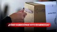 Elecciones Argentina 2023: ¿cómo saber dónde voto este domingo si soy de Mendoza?
