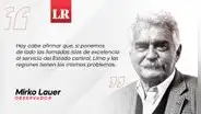 Regiones sueltas en plaza, por Mirko Lauer