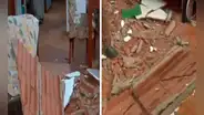 ¡Se salvaron de milagro! Familia alquila casa en Chorrillos y el techo les cayó encima