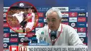 Fossati explota por expulsión de Cabanillas: "No entiendo qué parte del reglamento me perdí"