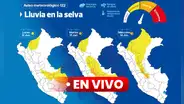Senamhi advierte lluvias de gran magnitud en la selva sur y central en los próximos días