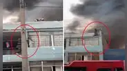 Cercado de Lima: hombre lanzó a perritos del techo durante incendio para salvarlos