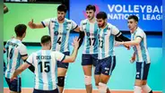 Argentina venció 3-1 a Canadá y consigue su segunda victoria en la Volleyball Nations League