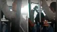 “Te pago, pero no cantes”: chofer da dinero a rapero que subió a bus para presentar su show
