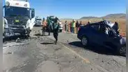 Accidente de tránsito deja 5 muertos en carretera Arequipa–Puno