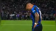 Lautaro Martínez no aguantó las lágrimas y rompió en llanto tras perder la final de la Champions