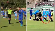 Árbitro sufrió un calambre y pidió su ‘cambio’ en partido de Copa Perú en Ayacucho