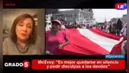Carmen McEvoy critica al Congreso: “No hay un objetivo nacional, no hay proyecto de país”