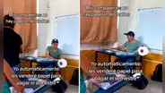 Joven ve que no hay papel higiénico en su instituto y lleva rollo gigante para la venta