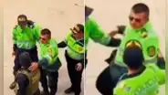 Policía es captado ebrio a plena luz del día durante la Semana Turística de Amazonas