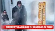 Temperatura mínima de hoy: Santiago registra bajas temperaturas, conoce hasta cuánto va a caer