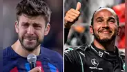 Así fue la incómoda reacción de Gerard Piqué ante la mención de Lewis Hamilton: ¿qué dijo?
