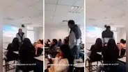 Profesor celebra fin de exposiciones de universitarios a ritmo de salsa: “Excelente método”
