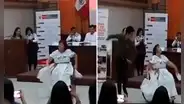 Joven se une a mujer en silla de ruedas y juntos realizan espectacular marinera