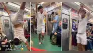 Artista callejero deslumbra al interpretar canción de "Frozen" en metro: "¡Qué talento!"