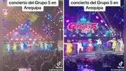 Carnaval de Arequipa se hizo presente en el 1.° día de show del Grupo 5 en la Ciudad Blanca: “Otro level”