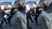 Perrito de la Policía actúa como un 'bandido en requisa' en La Libertad