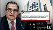 Otárola niega implicancia en pago irregular de S/41 millones en EsSalud: Corruptos buscan desviar la atención