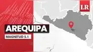 Temblor de magnitud 5.1 se sintió en Arequipa hoy, según IGP