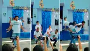 Padres arman coreografía de Skándalo para actuación escolar y la rompen en TikTok