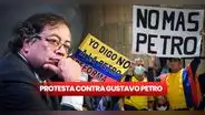 Protestas en Colombia: más de 92.000 personas marcharon en contra de Gustavo Petro