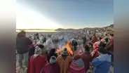 Albas por Año Nuevo Andino: rituales y sikuris fueron la atracción en ceremonias en Puno